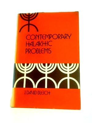 Imagen del vendedor de Contemporary Halakhic Problems a la venta por World of Rare Books