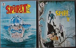 Bild des Verkufers fr Will Eisner's The SPIRIT Set/Lot of #20(April/1979) and #21(July/1979) ** (Kitchen Sink Enterprises/Krupp Comic Works; Vintage Original B&W Comics Magazine); ** Life On Another Planet= New-s; Outer Space /Mission to the Moon by Wally WOOD; zum Verkauf von Comic World