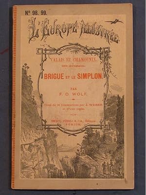 Imagen del vendedor de Brigue et le Simplon. Orn de 16 illustrations par J. Weber et d'une carte (= Valais et Chamounix, Iime livraison). a la venta por Das Konversations-Lexikon