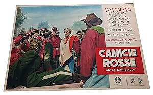 Camicie Rosse Anita Garibaldi Fotobusta Lobby card originale Anna Magnani 1952