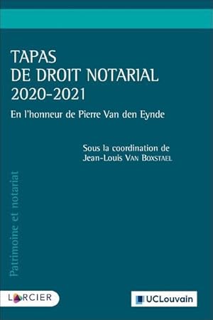 tapas de droit notarial (édition 2020/2021)