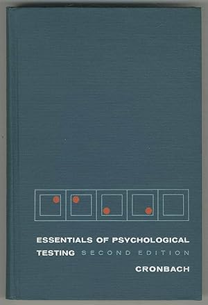 Imagen del vendedor de Essentials of Psychological Testing a la venta por Between the Covers-Rare Books, Inc. ABAA