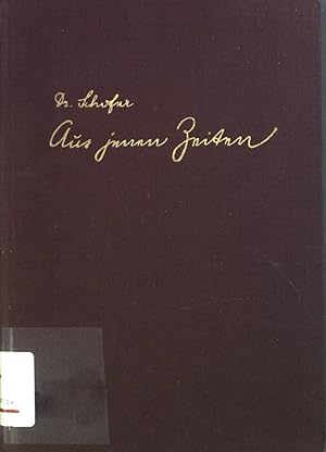 Seller image for Aus jenen Zeiten: Zeitgeme geschichtliche Erinnerungen, fr das katholische Volk erzhlt for sale by books4less (Versandantiquariat Petra Gros GmbH & Co. KG)