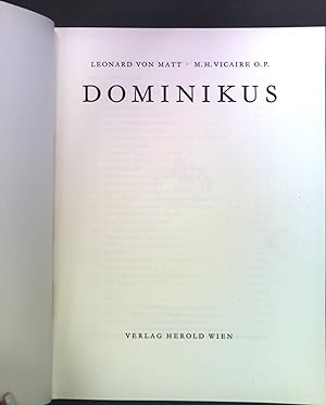 Imagen del vendedor de Dominikus a la venta por books4less (Versandantiquariat Petra Gros GmbH & Co. KG)
