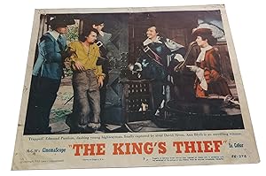 The King's thief Fotobusta Lobby card originale Cinemascope 1953 in color