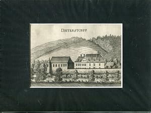 Kupferstich - Dieterstorff. aus Topographia Archiducatus Austriae Inferioris Modernae.