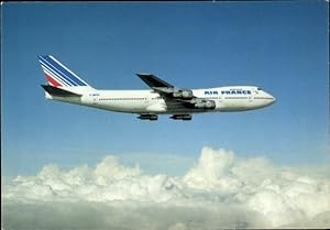 Ansichtskarte / Postkarte Französisches Passagierflugzeug, Air France, Boeing 747