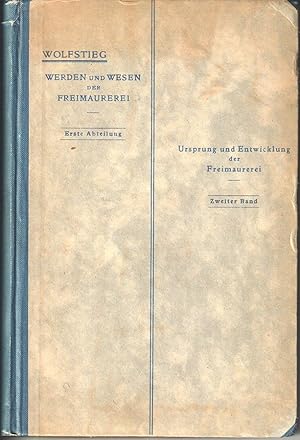 Das Baugewerbe in England und die Brüderschaft der Steinmetzen.