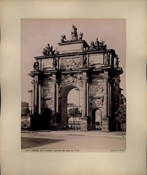 Foto um 1880, Firenze Florenz Toscana, Arco Trionfale, construito dal Jadot nel 1745 - Edizione B...