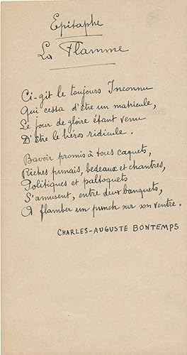 Seller image for Charles Auguste BONTEMPS for sale by CD Galerie