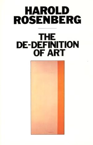 Immagine del venditore per De-Definition of Art venduto da GreatBookPricesUK