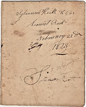 Seller image for 2 Thousand Short Shingles & 4500 Long" Two 1820s lumber company account books from mills in the Brocton-Bridgewater region of Massachusetts for sale by Kurt A. Sanftleben, LLC