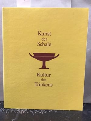 Bild des Verkufers fr Kunst der Schale. Kultur des Trinkens Dieses Buch erscheint aus Anla einer Austellung der attischenKleinmeisterschalen des 6. Jahrhunderts v. Chr. in den Staatlichen Antikensammlungen an Knigsplatz in Mnchen. zum Verkauf von Kepler-Buchversand Huong Bach