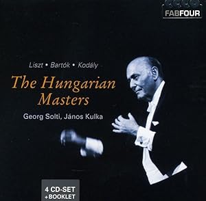 Imagen del vendedor de The Hungarian Masters 4 CD-Set und Booklet. Liszt, Bartok, Kodaly a la venta por Leipziger Antiquariat