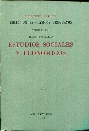 Imagen del vendedor de Estudios sociales y econmicos. Obra completa en 2 tomos a la venta por Rincn de Lectura