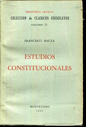 Imagen del vendedor de Estudios constitucionales a la venta por Rincn de Lectura