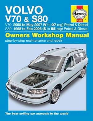 Imagen del vendedor de Volvo V70 / S80 Petrol & Diesel (98 - 07) Haynes Repair Manual (Paperback) a la venta por AussieBookSeller