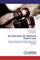 Seller image for An Overview On National Patent Law for sale by moluna