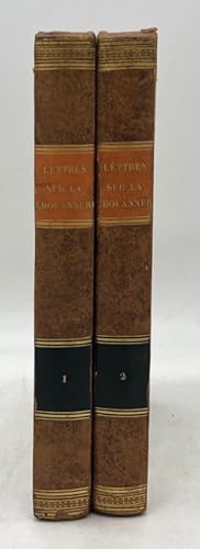 Imagen del vendedor de Lettres sur l'origine de la Chouannerie et sur les Chouans du Bas-Maine, ddies au Roi a la venta por Librairie Historique F. Teissdre