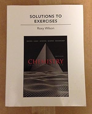 Imagen del vendedor de SOLUTIONS TO EXERCISES FOR CHEMI a la venta por Reliant Bookstore