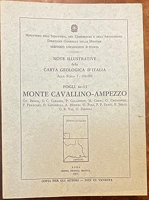 Note illustrative della Carta Geologica d'Italia. Fogli 4c-13. Monte Cavallino e Ampezzo