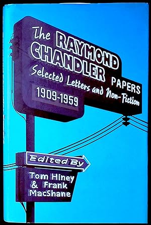 Bild des Verkufers fr The Raymond Chandler Papers _ Selected Letters and Non-Fiction 1909-1959 zum Verkauf von San Francisco Book Company