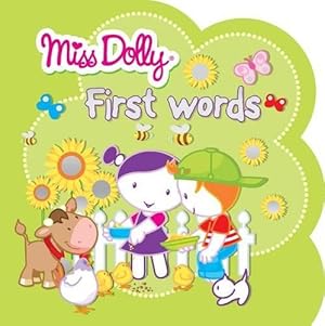 Bild des Verkufers fr MISS DOLLY: FIRST WORDS: Colour to Copy, Stickers, Shaped Book zum Verkauf von WeBuyBooks