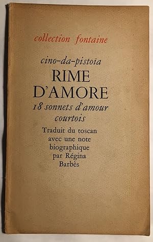 Immagine del venditore per Rime d' Amore (18 sonnets d' amour courtois venduto da librairie philippe arnaiz