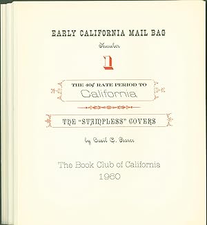 Early California Mail Bag. 1960 Keepsake