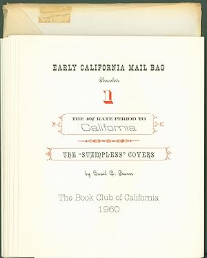 Early California Mail Bag. 1960 Keepsake