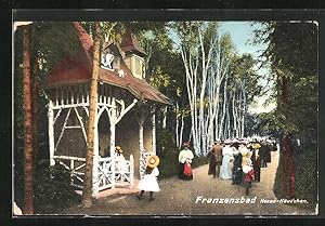 Bild des Verkufers fr Ansichtskarte Franzensbad, Hexen-Huschen zum Verkauf von Bartko-Reher