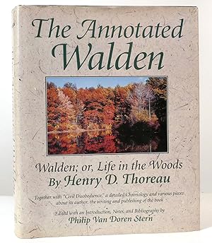 Imagen del vendedor de THE ANNOTATED WALDEN, OR, LIFE IN THE WOODS, TOGETHER WITH CIVIL DISOBEDIENCE a la venta por Rare Book Cellar