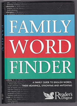 Family Word Finder - A Family Guide to English Words, Their Meanings, Synonyms and Antonyms