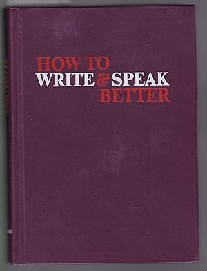 How to Write and Speak Better