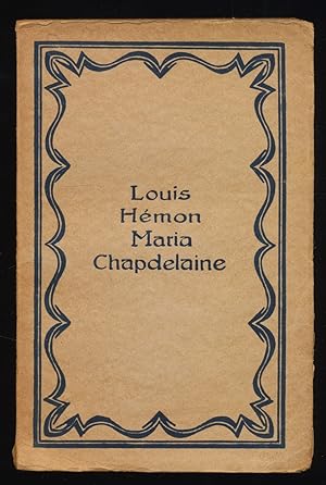 Maria Chapdelaine : Roman.