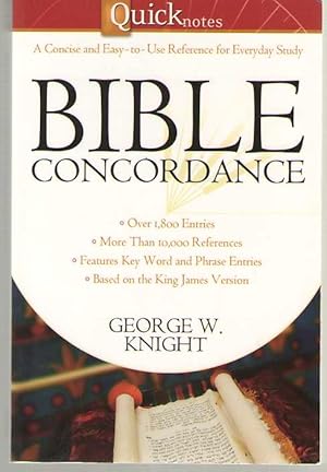 Seller image for Quicknotes Bible Concordance for sale by Dan Glaeser Books