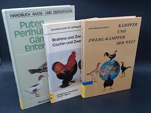 1 Buch und 2 Zugaben - Kämpfer und Zwerg-Kämpfer der Welt: Rassen - Zucht - Haltung; Hahnenkampf ...
