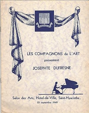 Les Compagnons de l'Art présentent Josephte Dufresne