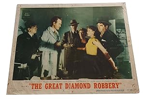 The Great Diamond Robbery Fotobusta Lobby card originale Cara Williams