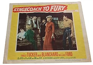 Stagecoach to fury Fotobusta Lobby card originale western USA Forrest Tucker