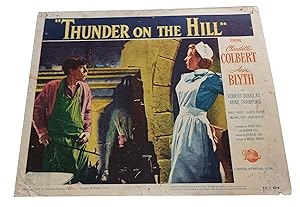 Thunder on the hill Fotobusta Lobby card originale USA 1951 Claudette Colbert