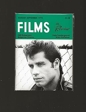 Films in Review August-September 1978 John Travolta in "Grease"