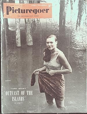 Bild des Verkufers fr Picturegoer Magazine January 10, 1952 Carol Reed's "Outcast of the Islands" zum Verkauf von AcornBooksNH