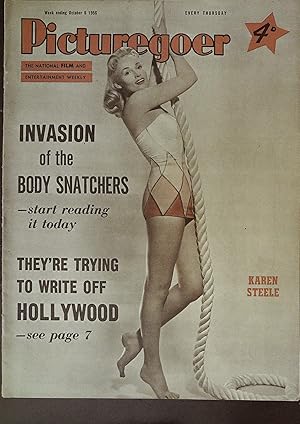 Imagen del vendedor de Picturegoer Magazine October 6, 1956 Karen Steele, "Invasion of the Body Snatchers" a la venta por AcornBooksNH