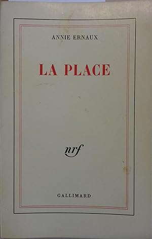 Imagen del vendedor de La place. a la venta por Librairie Et Cætera (et caetera) - Sophie Rosière