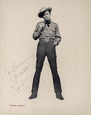 Frank Sinatra Signed "Johnny Concho" Poster.