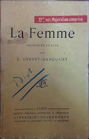 Seller image for La femme. Saynte en 1 acte. Fib XIXe. for sale by Librairie Et Ctera (et caetera) - Sophie Rosire