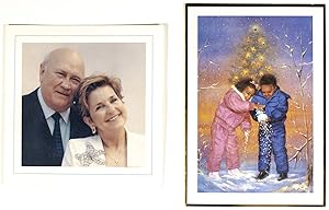 Immagine del venditore per Nelson Mandela and F. W. De Klerk Signed Christmas Cards. venduto da Raptis Rare Books