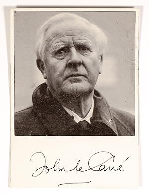 John le Carre Signed Postcard.