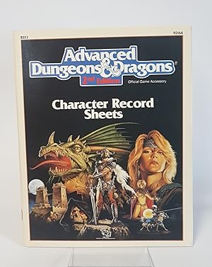 Image du vendeur pour Character Record Sheets - Advanced Dungeons & Dragons - 2nd Edition - REF2 9264 - Official Game Accessory mis en vente par CURIO